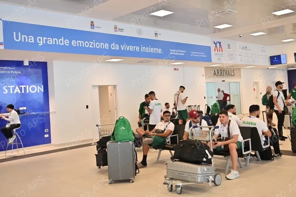 ألعاب البحر الأبيض المتوسط 2026: وصول الدفعة الأولى من الوفد الجزائري إلى  تارانتو