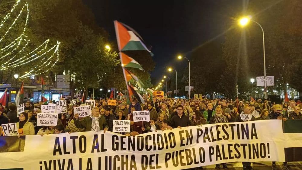 اسبانيا: تظاهرات في أكثر من 40 مدينة تضامنا مع الشعب الفلسطيني