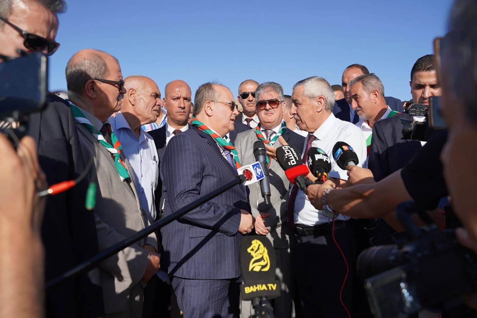 زيارة مشروع مصنع الإسمنت ببلدية القلعة ولاية غليزان