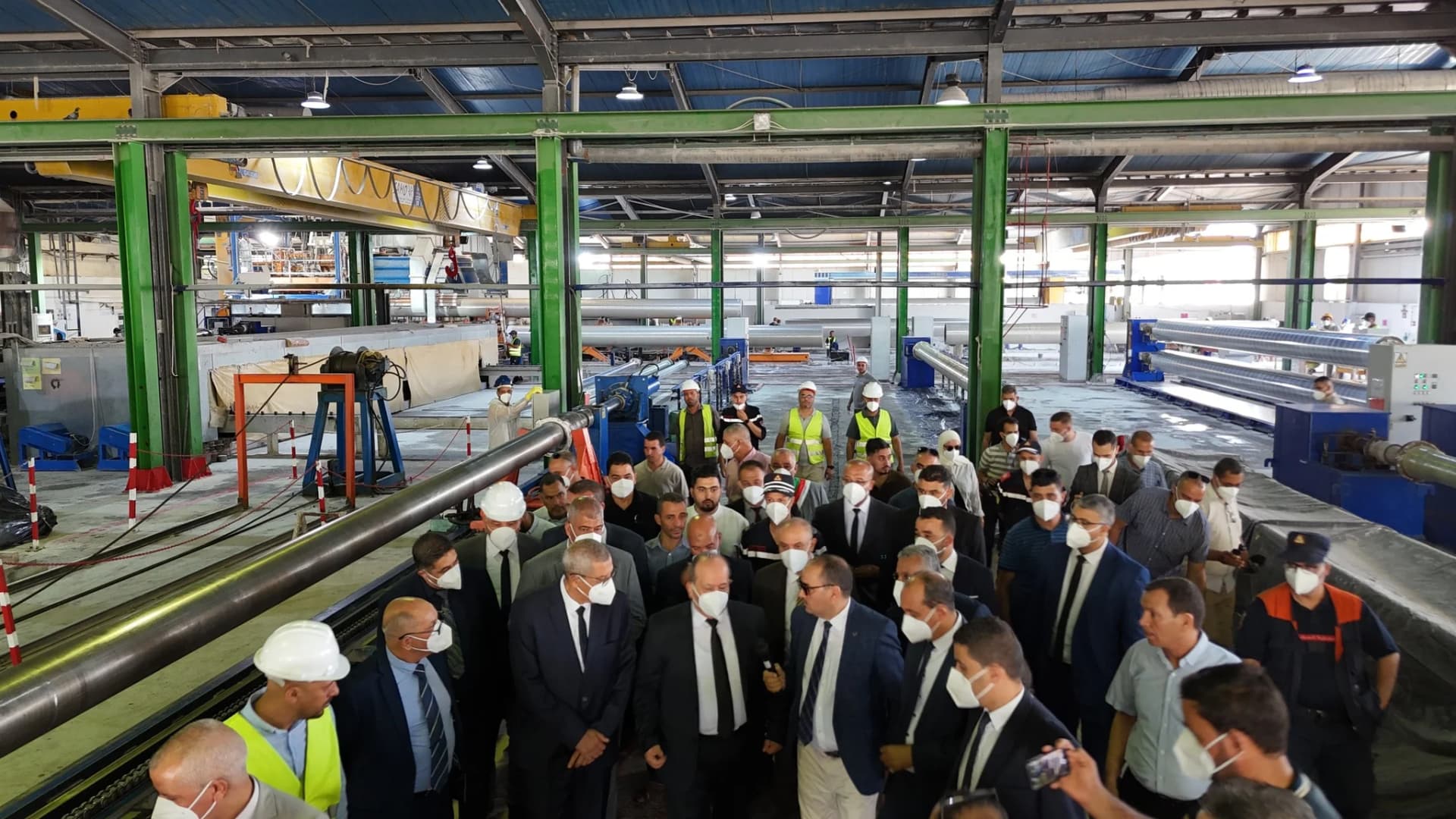 مصنع إنتاج الحديد و الفولاذ بمنطقة ذراع الحاجة بولاية المسيلة