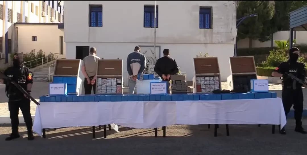 إحباط مخطط إجرامي لتمرير قرابة قنطارين ونصف من الكيف المعالج قادمة من المغرب