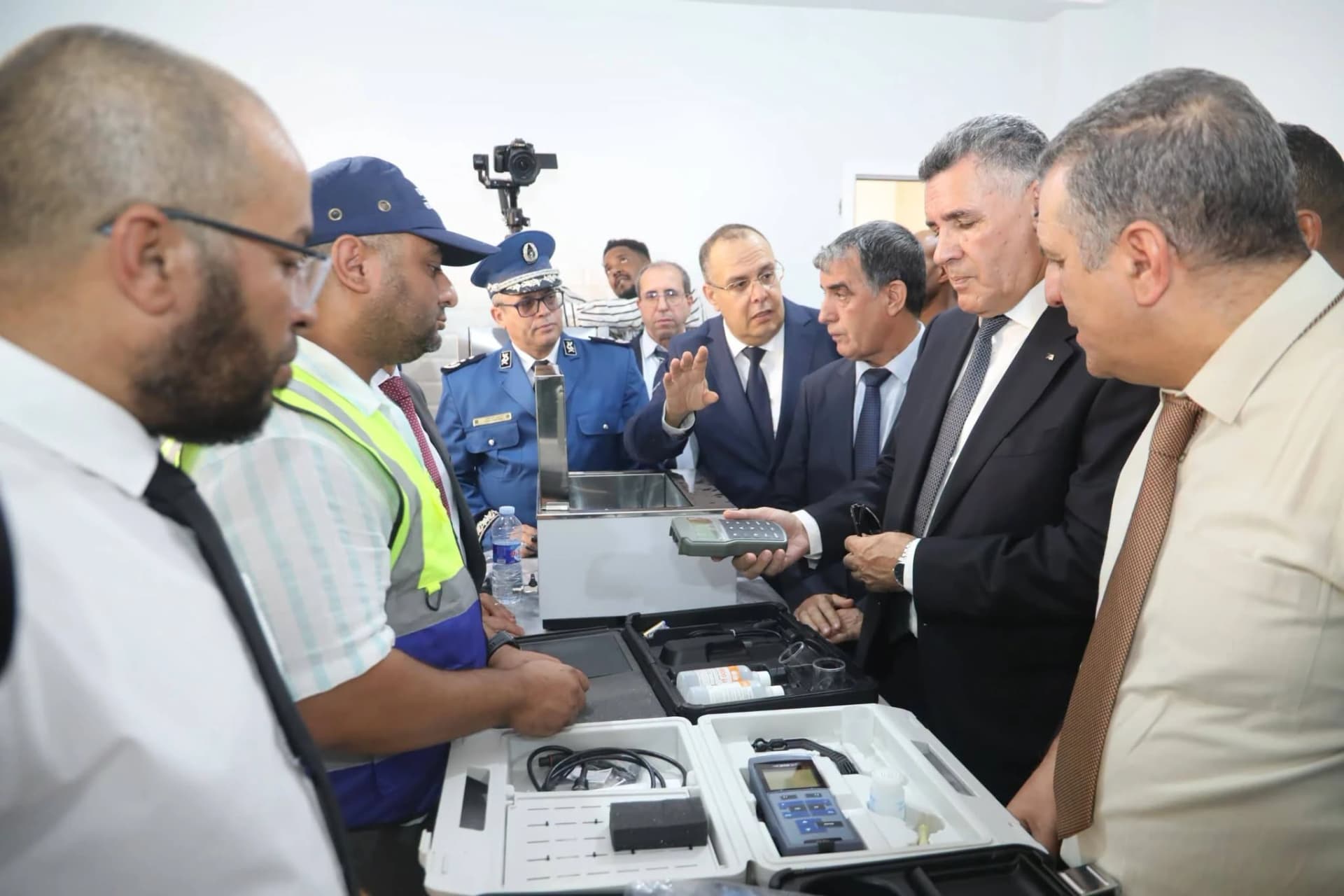 وزير الري يشرف على تدشين محطة تصفية المياه المستعملة