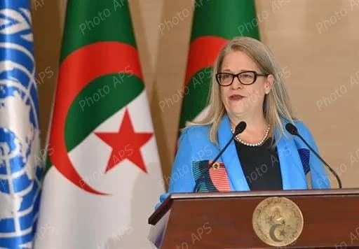 السفيرة والمنسقة المقيمة لمنظمة الأمم المتحدة بالجزائر, السيد سافينا أماساري