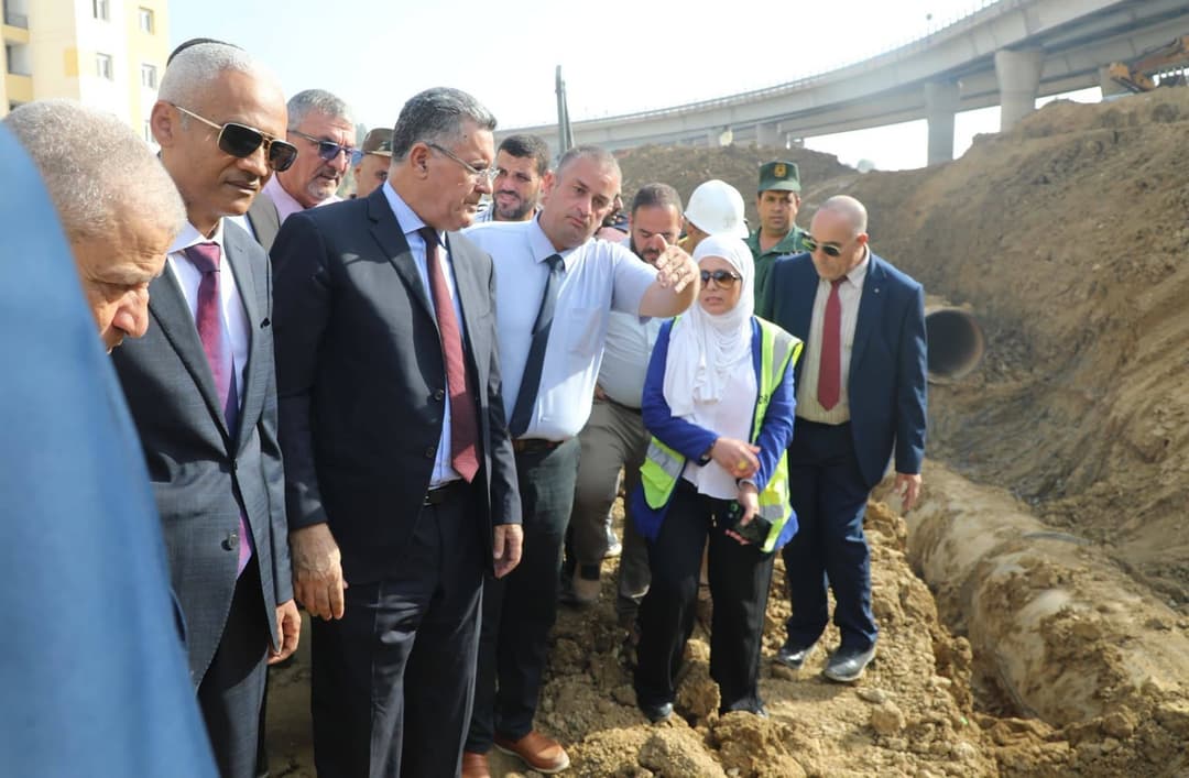 وزير الري يقف على عودة التزويد بالمياه الصالحة للشرب ببومرداس