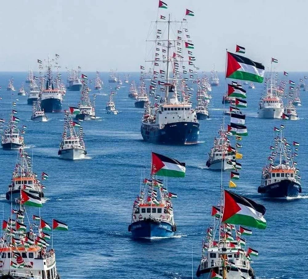 قوات الاحتلال الصهيوني تهاجم "أسطول الحرية" المتجه إلى غزة