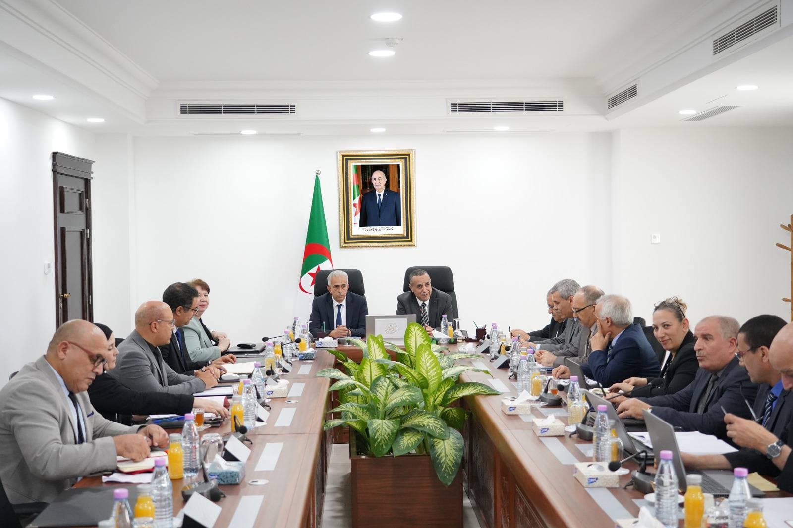 مشاريع ربط المواقع المنجمية بالكهرباء والغاز محور اجتماع تنسيقي بين قطاع