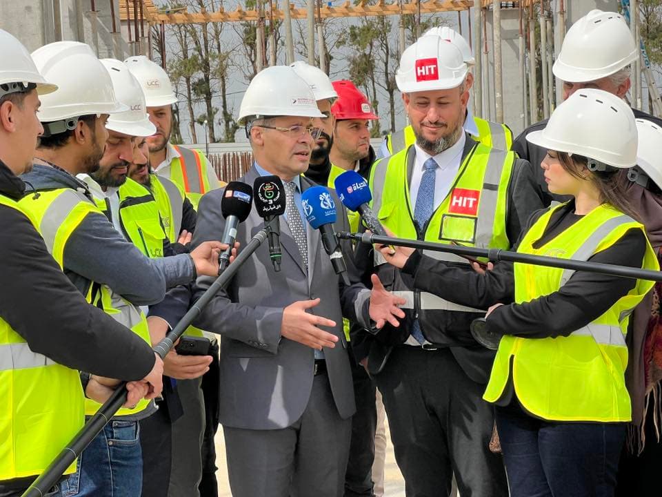 السيد ركاش يثمن وتيرة الإنجاز التي يعرفها مشروع المستشفى الجزائري-القطري بسيدي عبد الله