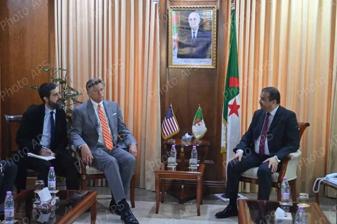 السيد عرقاب يستقبل نائب وزير الخارجية الأمريكي