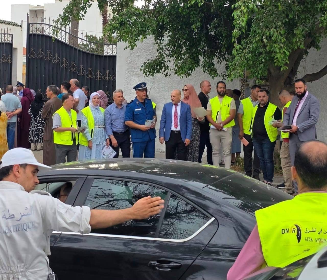 إطلاق حملات تحسيسية لتعزيز السلامة المرورية وتسهيل تنقل المترشحين