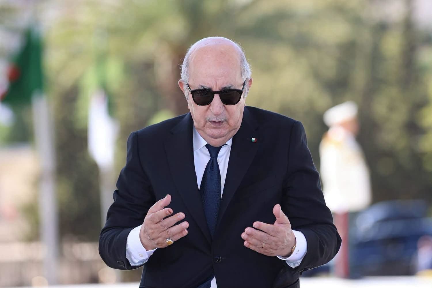رئيس الجمهورية يعزي في وفاة المجاهد الشيخ سعيد الحاج محمد بن إبراهيم "كعباش"