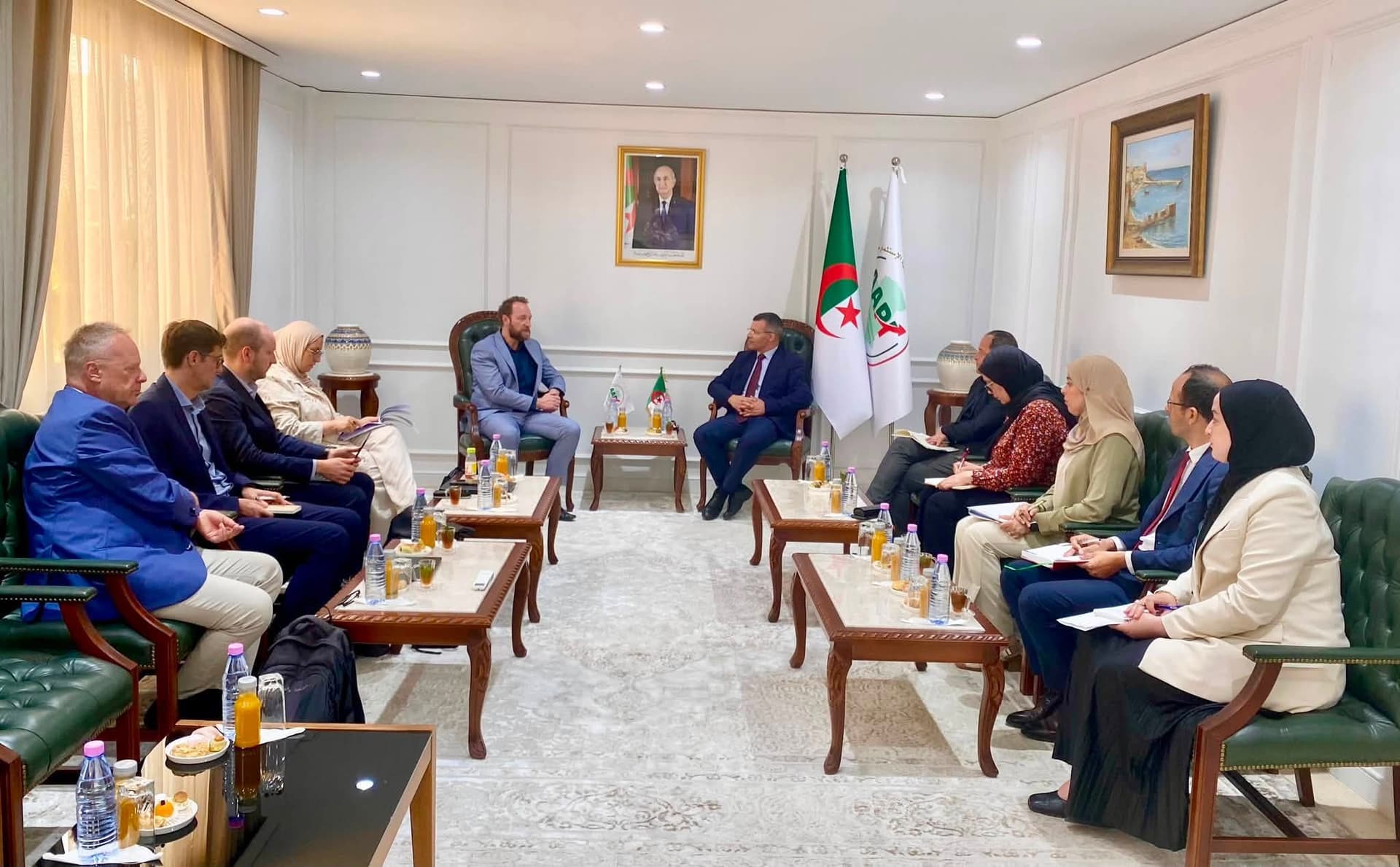 السيد ركاش يبحث مع الوكالة الألمانية للتعاون الدولي تعزيز التعاون في الطاقات المتجددة