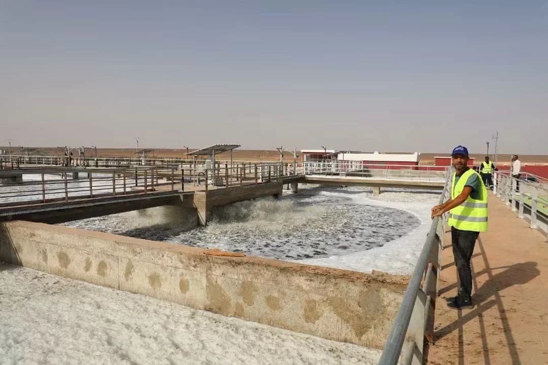 وزير الري يشرف على تدشين محطة تصفية المياه المستعملة