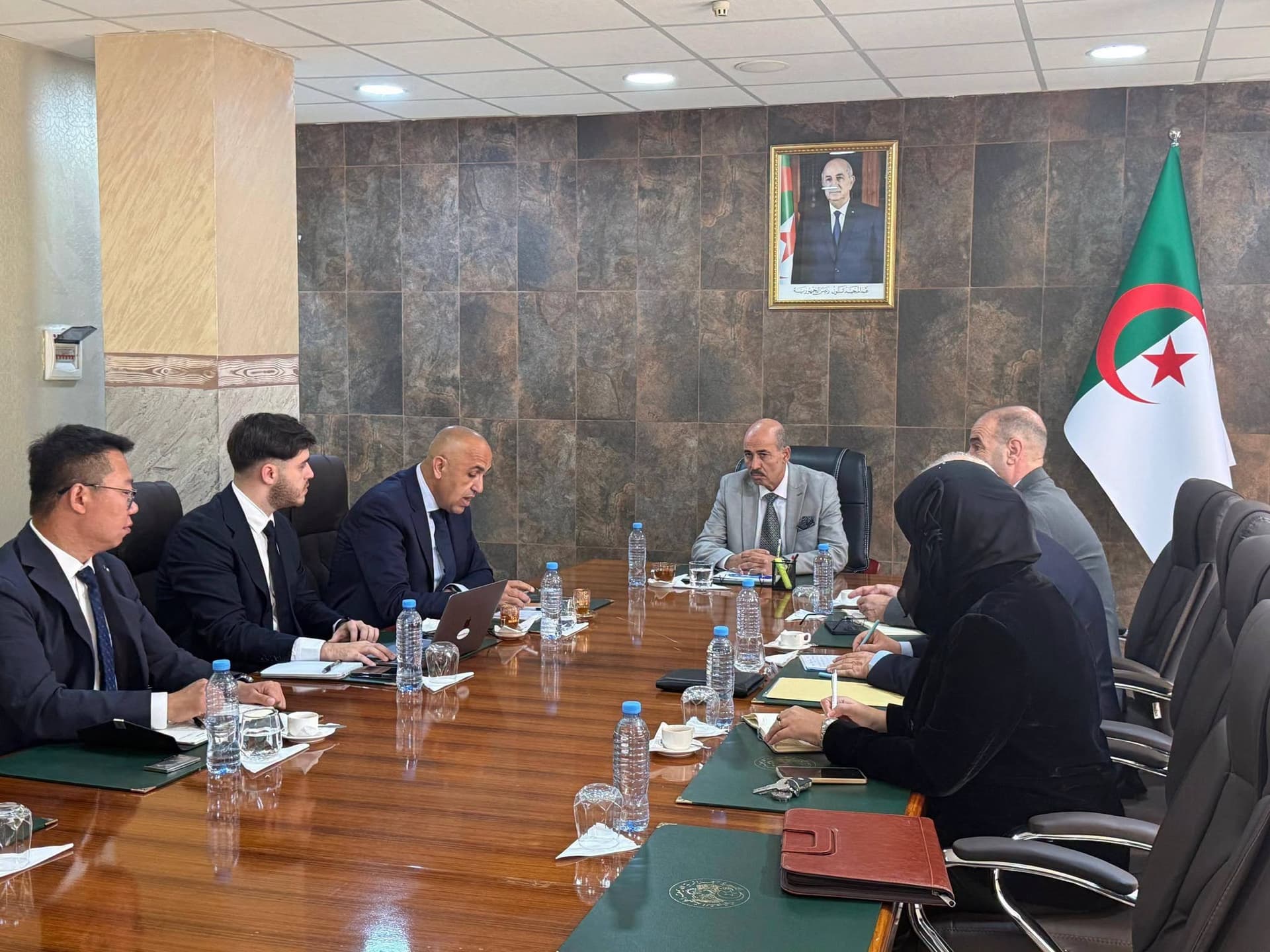 السيد كورتل يستقبل ممثلي شركة "تيرصام"