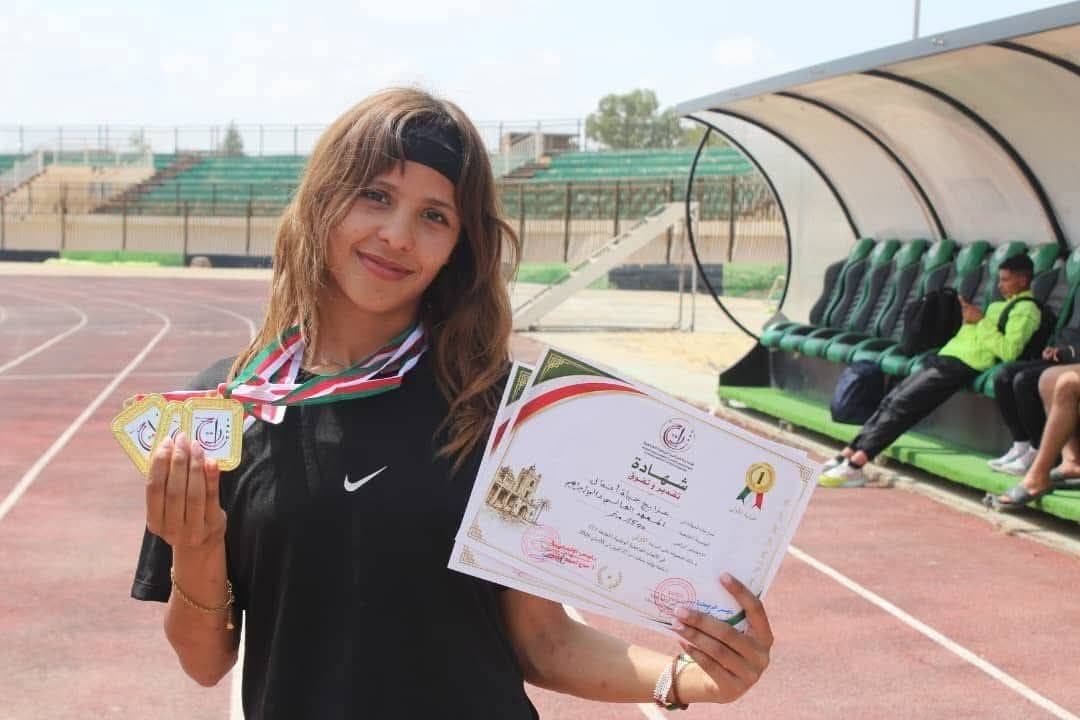 أربع ميداليات ذهبية لأنفال عزايج في الألعاب الجامعية الوطنية