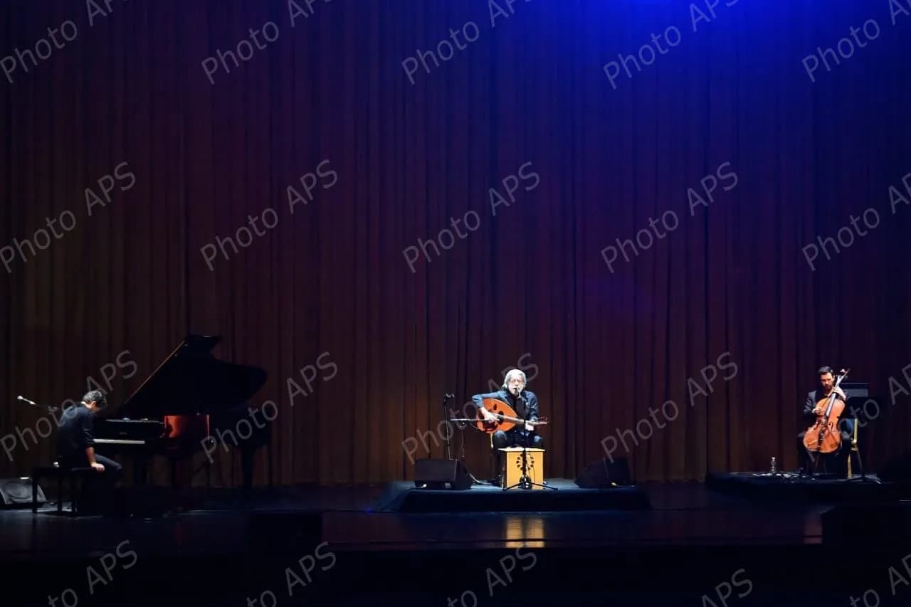 المطرب والعازف اللبناني الملتزم مارسيل خليفة