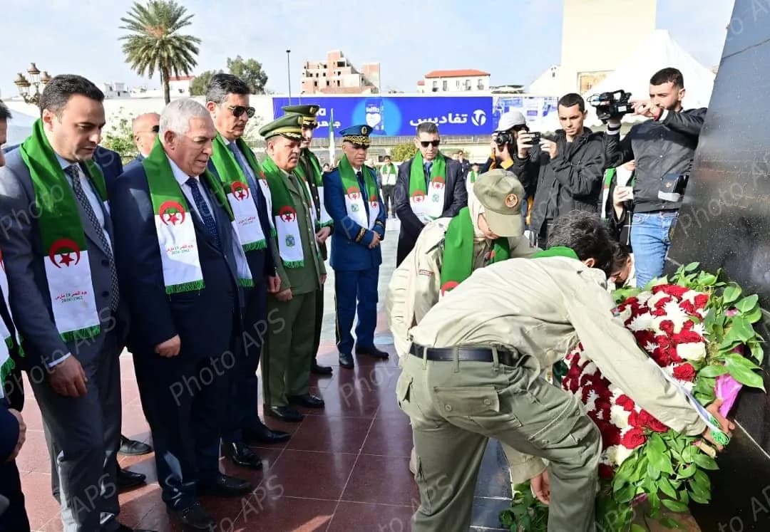 وزير المجاهدين يشرف على مراسم إحياء الذكرى ال64 لعيد النصر بساحة المقاومة بالعاصمة