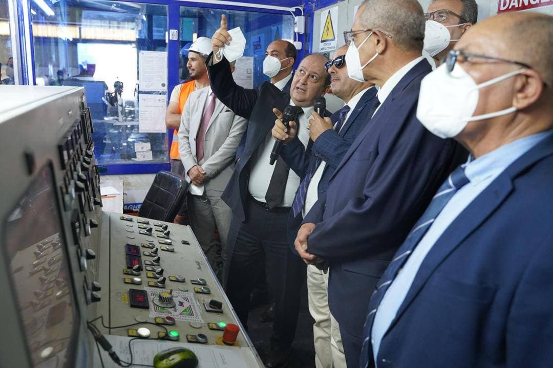 مصنع إنتاج الحديد و الفولاذ بمنطقة ذراع الحاجة بولاية المسيلة