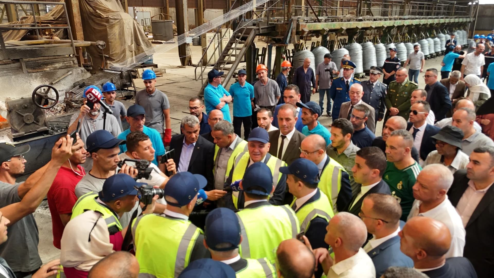 زيارة مشروع مصنع الإسمنت ببلدية القلعة ولاية غليزان