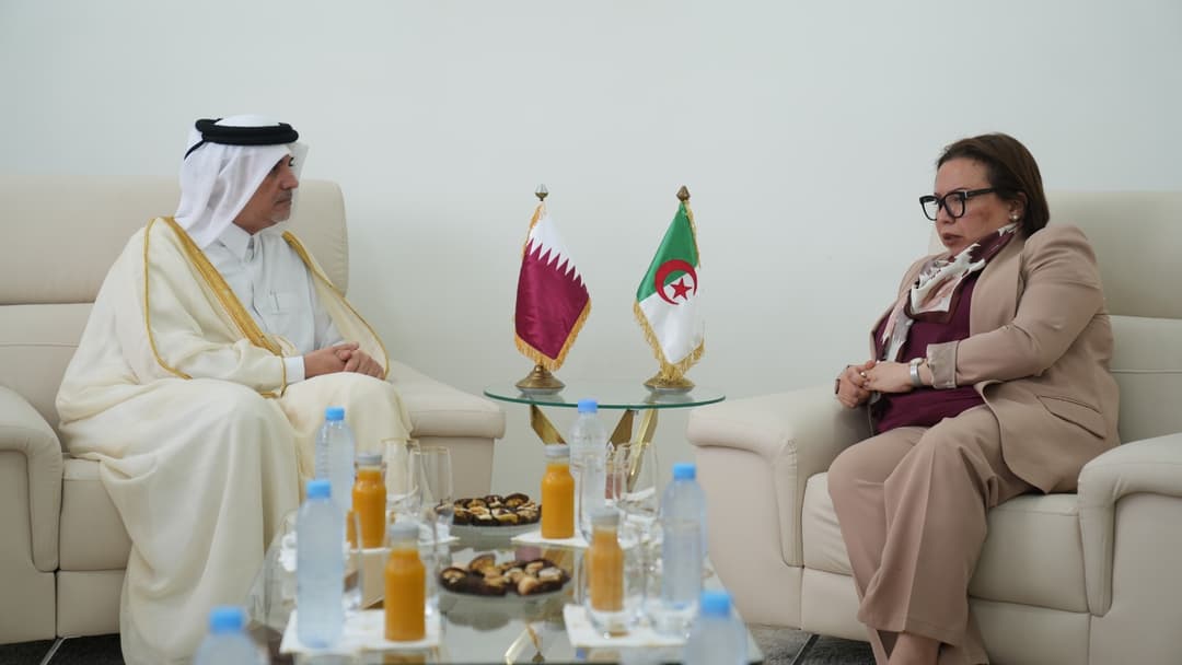 أرحاب تستقبل سفير دولة قطر بالجزائر