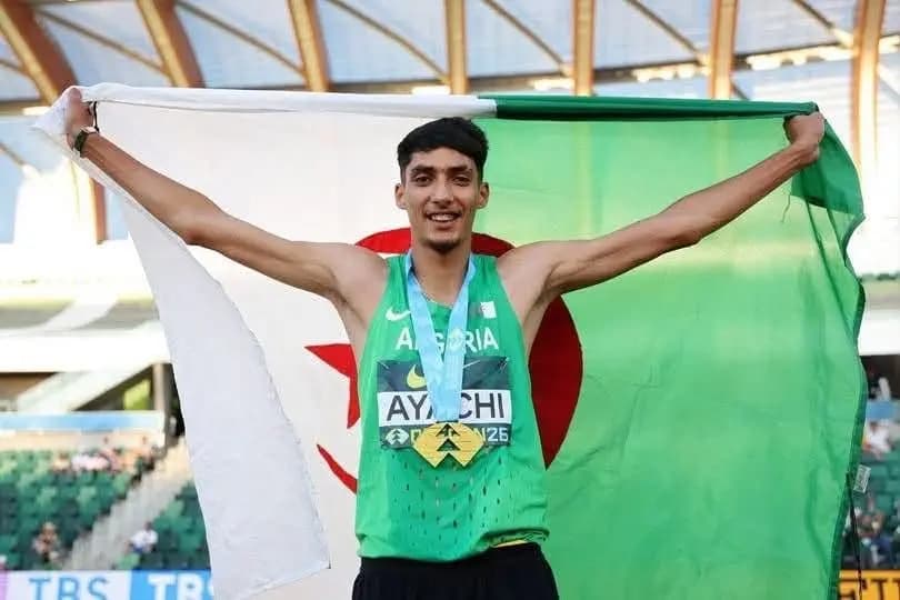 تتويج الجزائري يونس عياشي بطلا للعالم