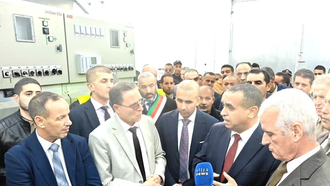 وضع حيز الخدمة لشطرين من مشروع محطة إنتاج توليد الكهرباء بعين وسارة خلال 2026