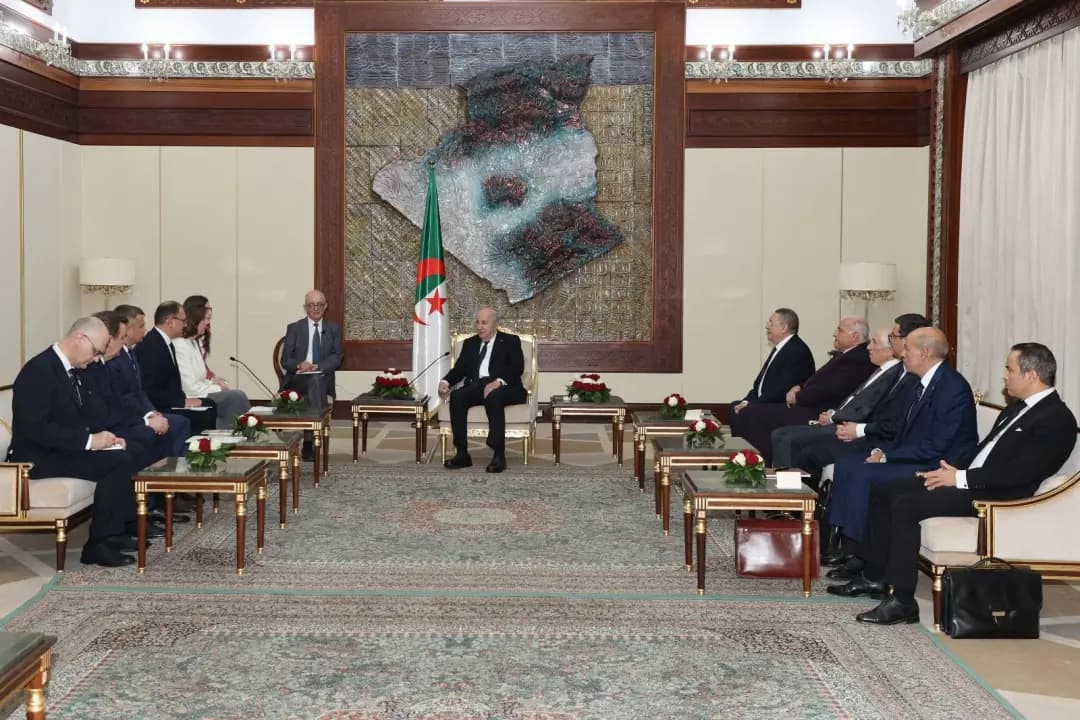 رئيس الجمهورية يستقبل رئيسة مجلس الجمعية الوطنية لجمهورية بيلاروس