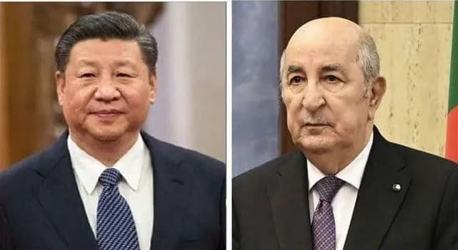 阿尔及利亚和中国总统