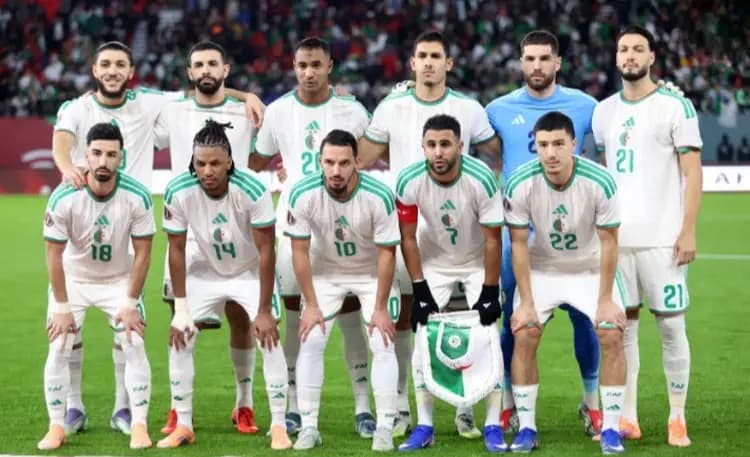 阿尔及利亚国家队在八分之一决赛中对阵刚果民主共和国