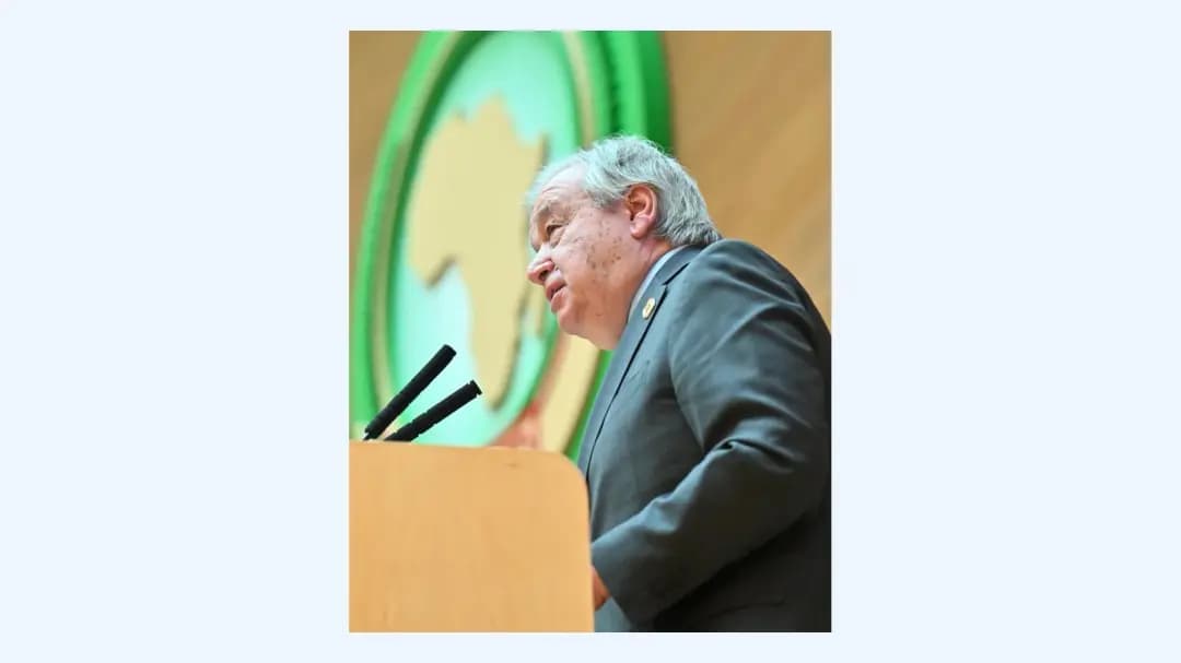 非洲联盟
Antonio Guterres