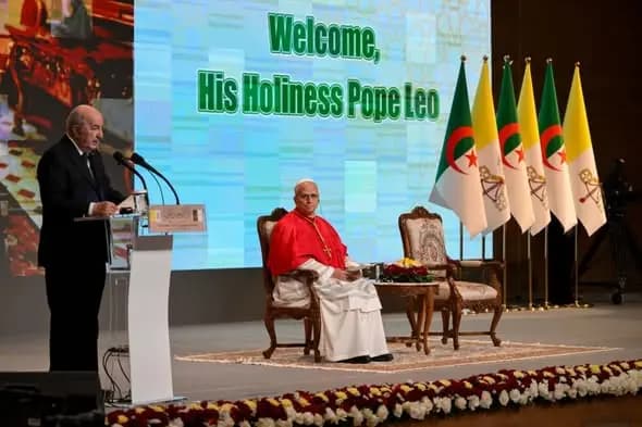 教皇利奥十四世访问阿尔及利亚