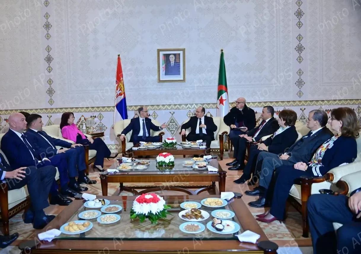 塞尔维亚总理开始对阿尔及利亚进行工作访问