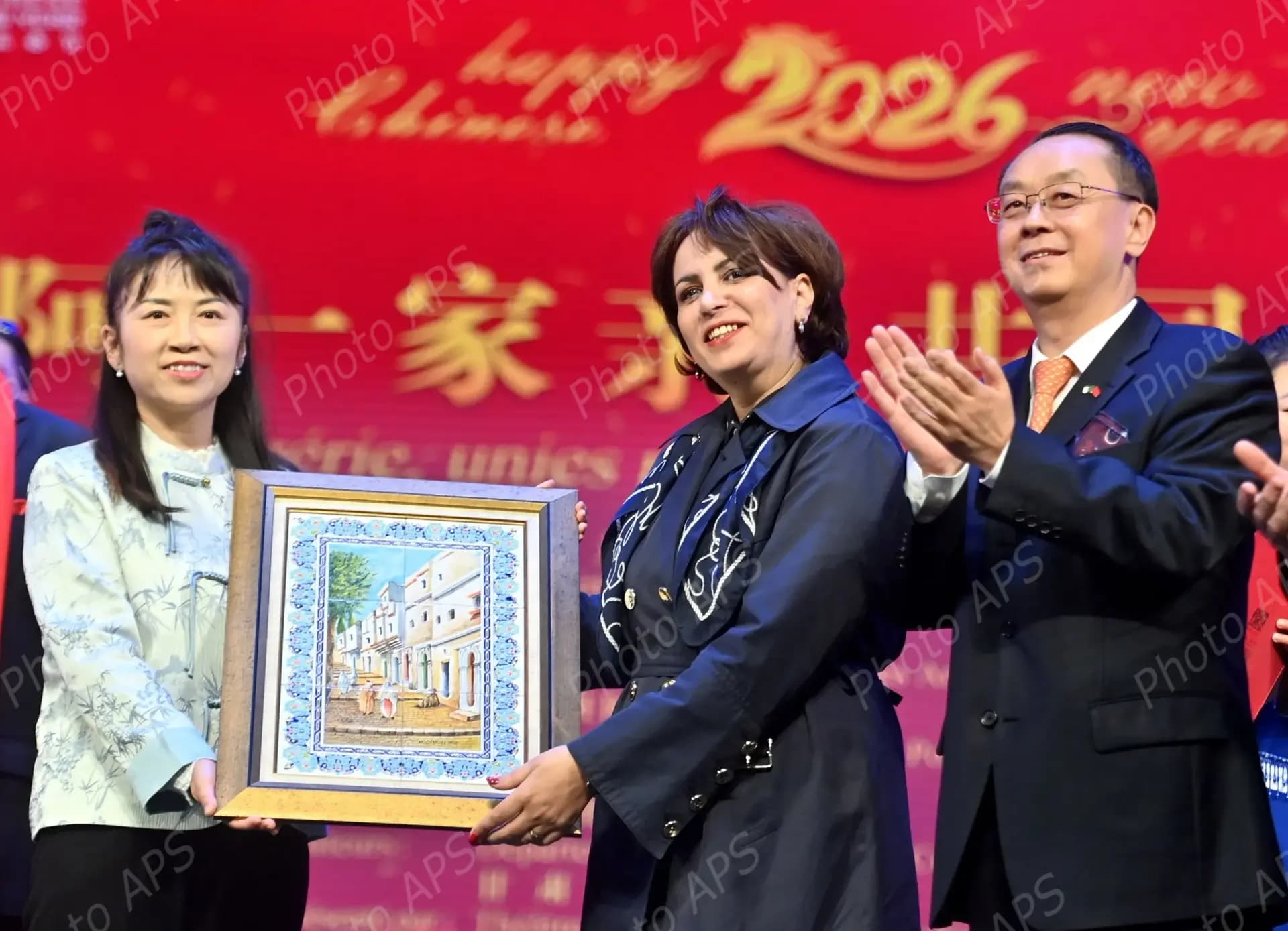 中国艺术演出在阿尔及尔首都举行 庆祝中国“春节”