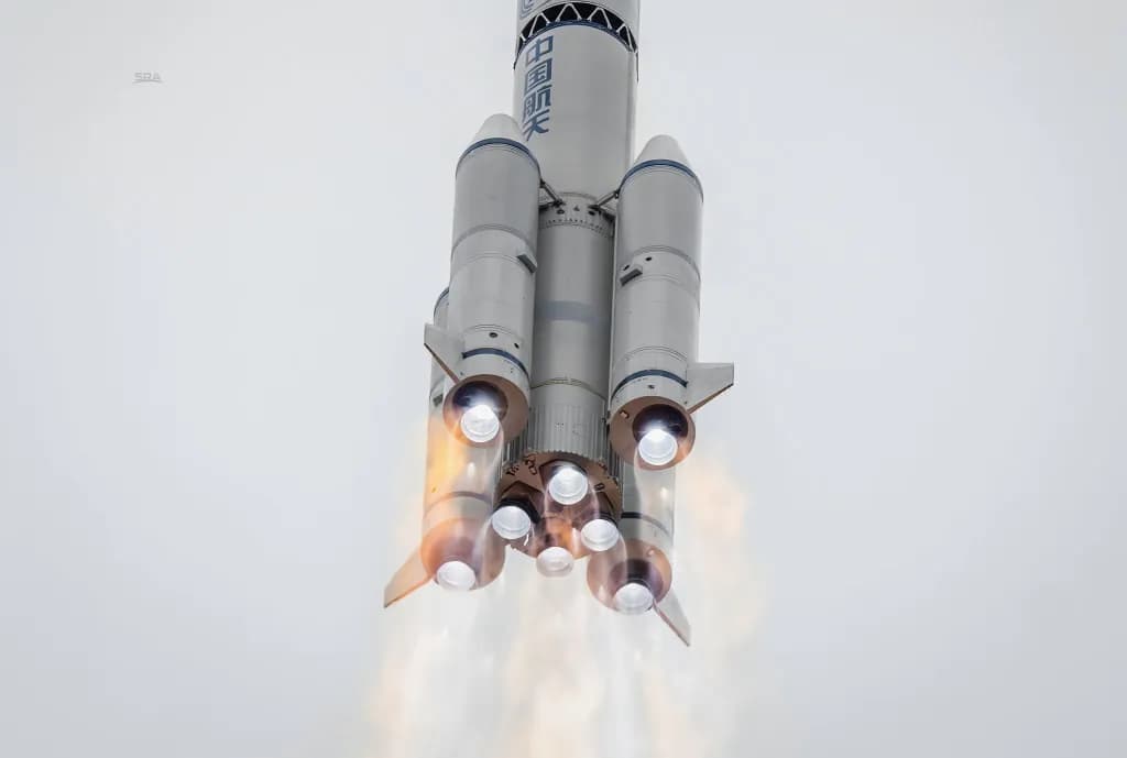 Long March 3B rocket launch