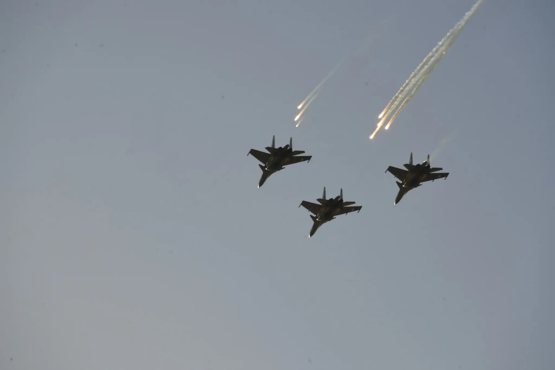 沙内格里哈大将在因盖扎姆监督实弹战术演习