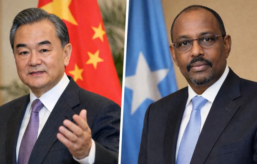 中国重申对索马里维护主权和统一的坚定支持