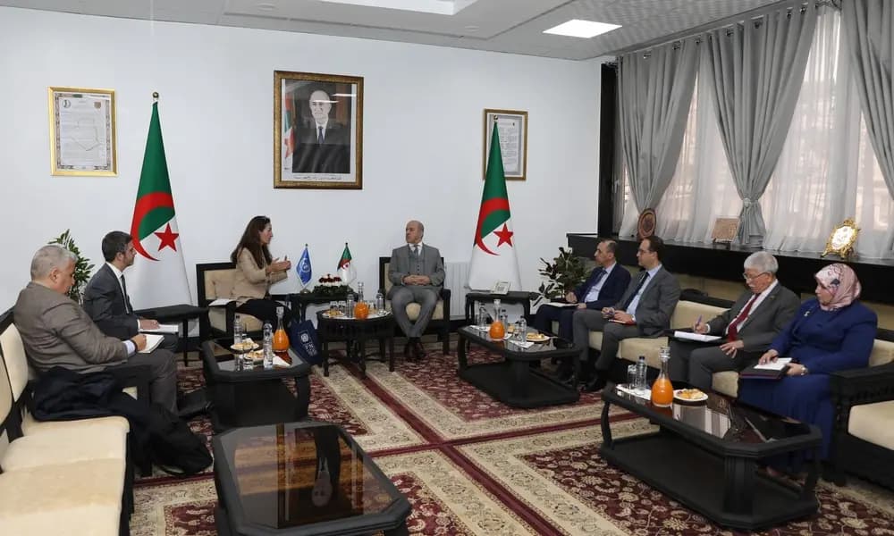 赛希会见联合国开发计划署驻阿尔及利亚常驻代表