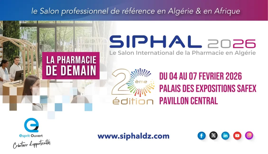 Siphal 2026国际医药展在阿尔及尔开幕 逾160家参展商参会