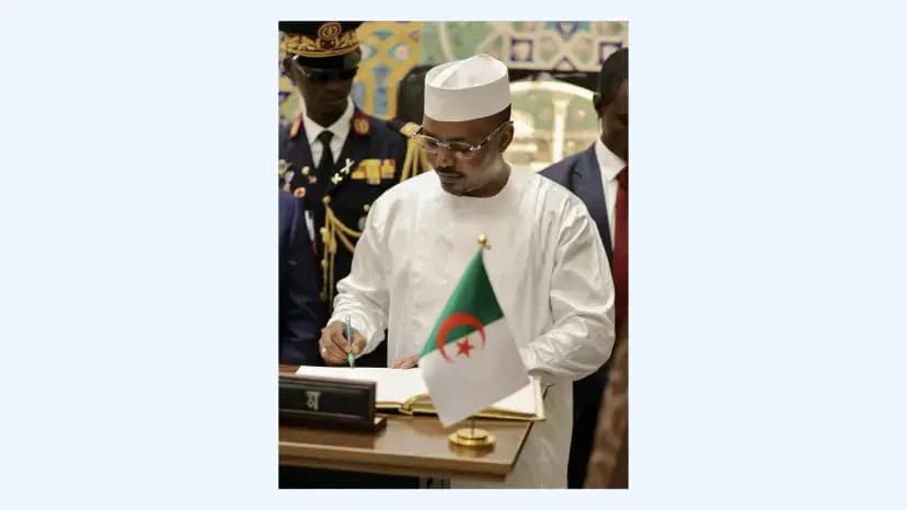 乍得共和国总统参观了阿尔及尔清真寺的各项设施