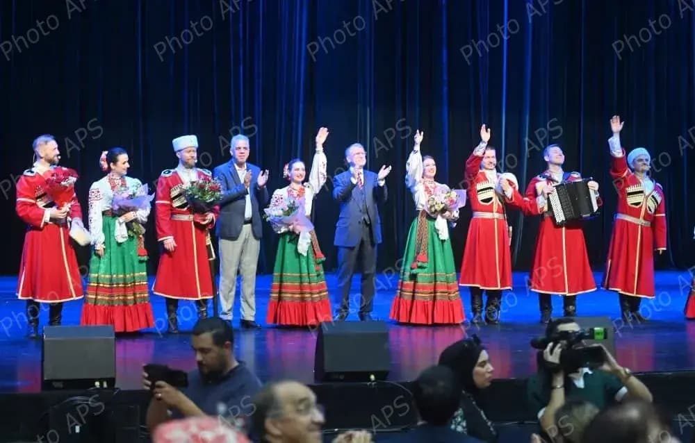 莫斯科哥萨克合唱团在阿尔及尔举办演出