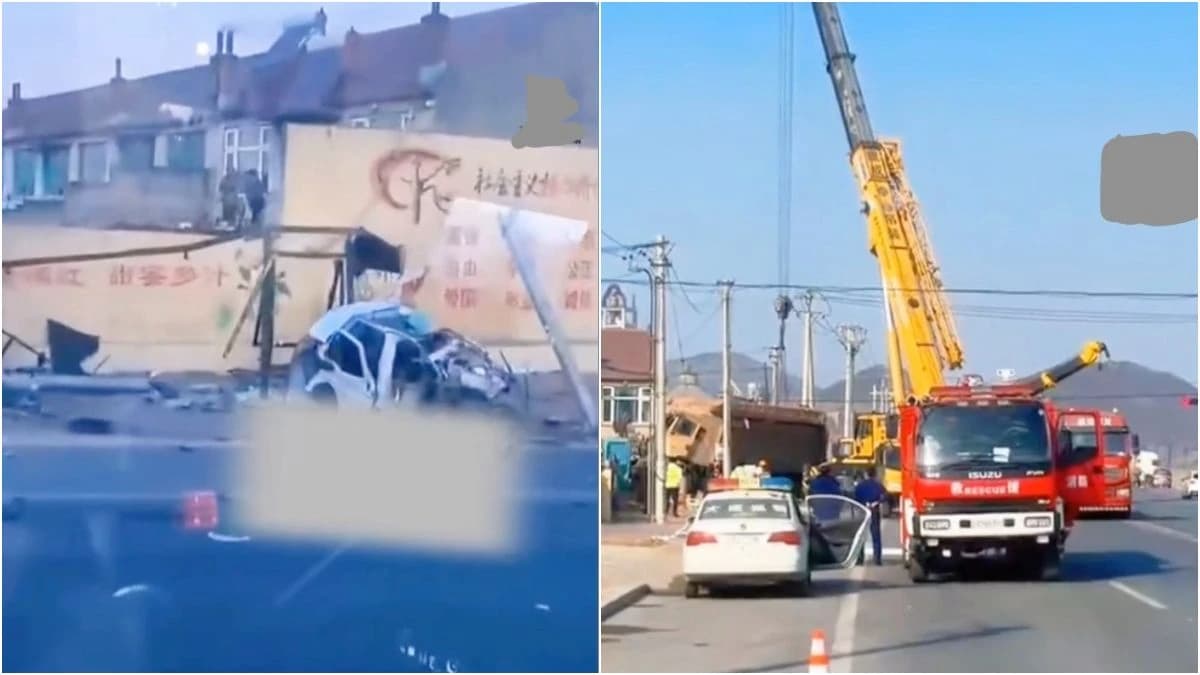 中国东北发生交通事故 造成5人死亡2人受伤