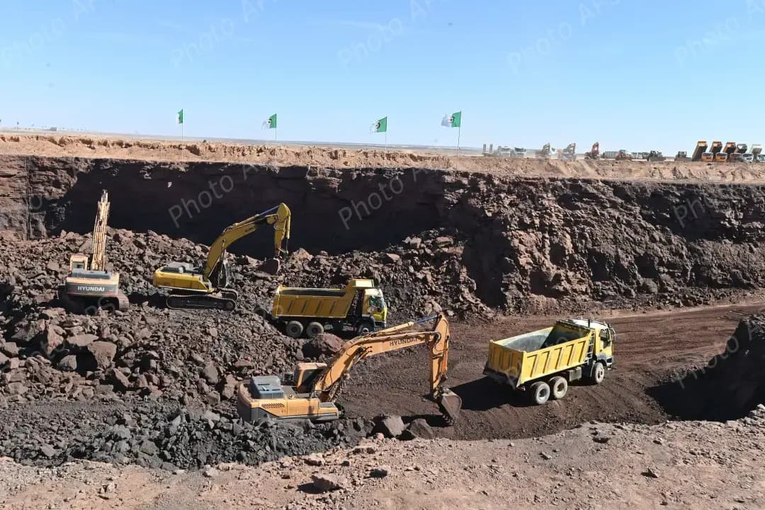 Gara Djebilet 矿山开采将强化工业主权并推动国家经济发展