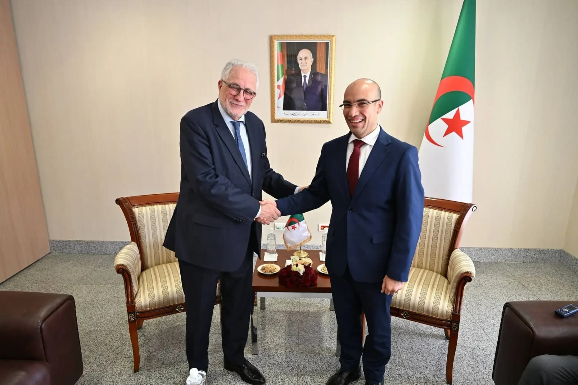 沙伊布先生会见巴黎大清真寺院长