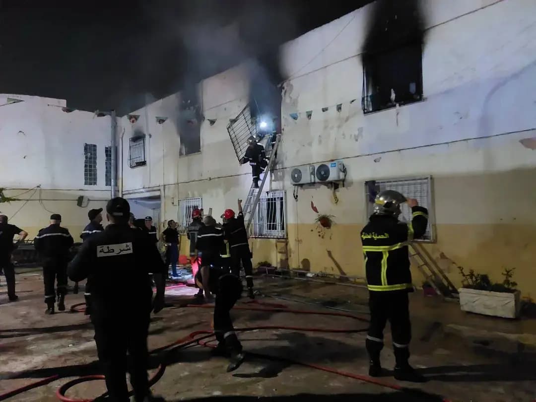 穆罕默迪亚儿童福利机构发生火灾，造成11人死亡、19人受伤
