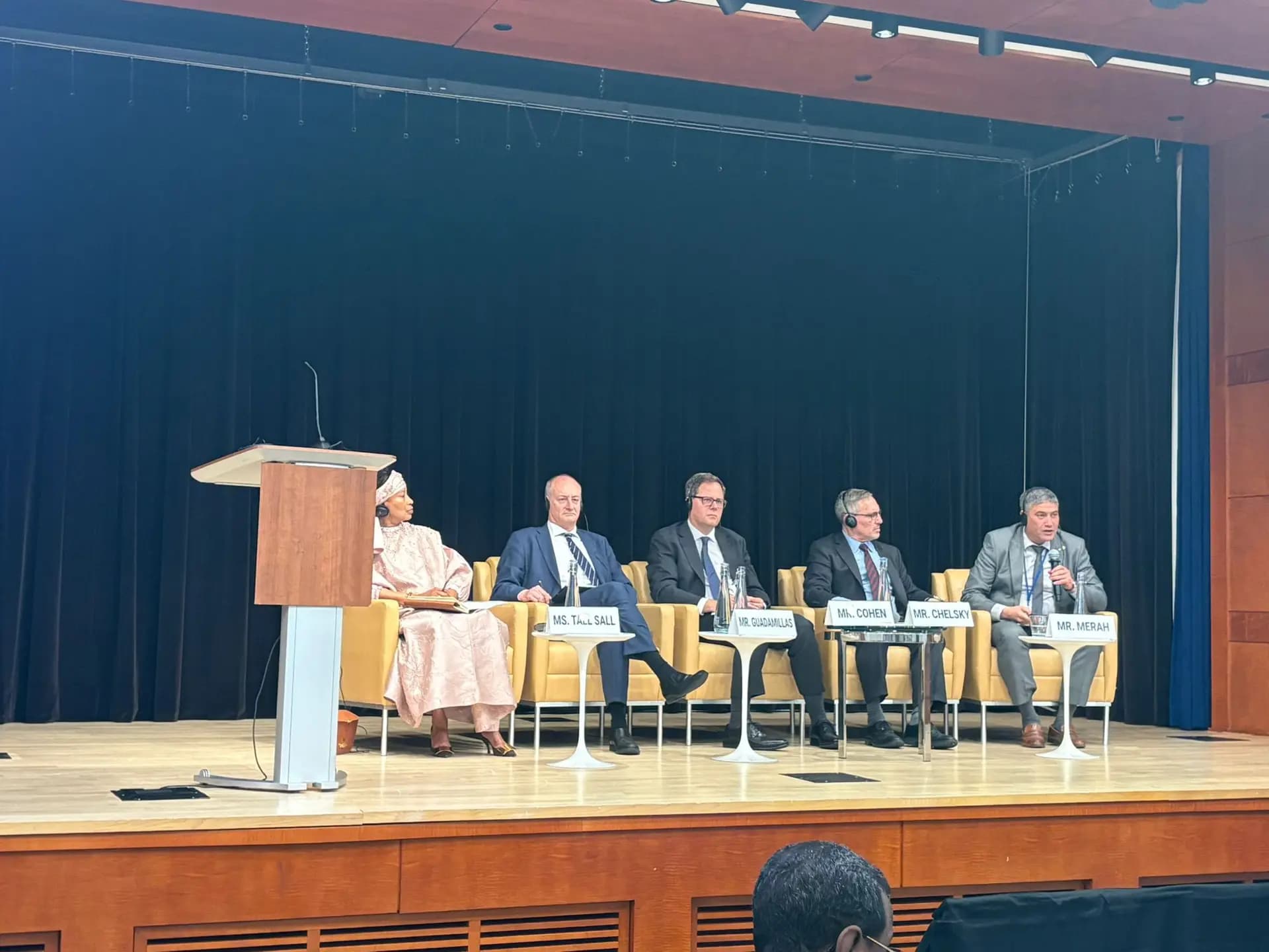 阿尔及利亚在国际货币基金组织和世界银行全球议会论坛上展示投资经验