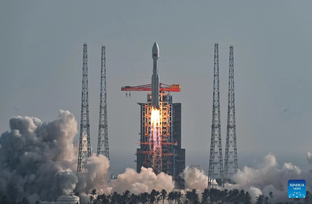 中国向太空发射新一批互联网专用卫星