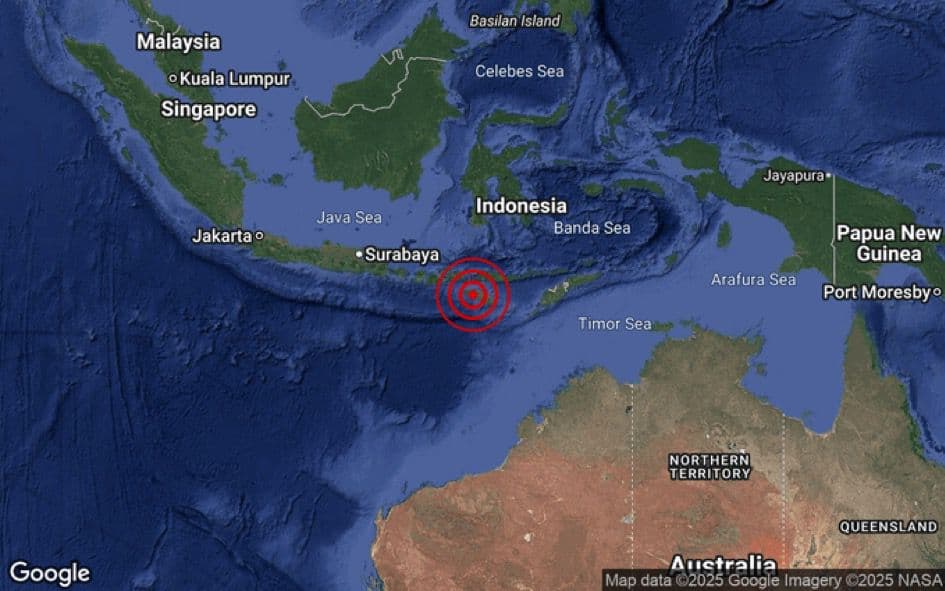 印尼西部发生5.1级地震