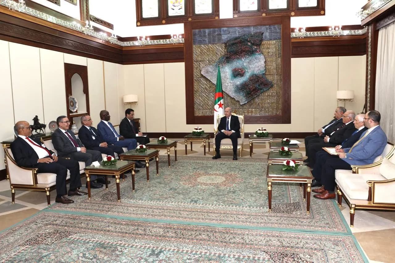 共和国总统会见毛里塔尼亚总理