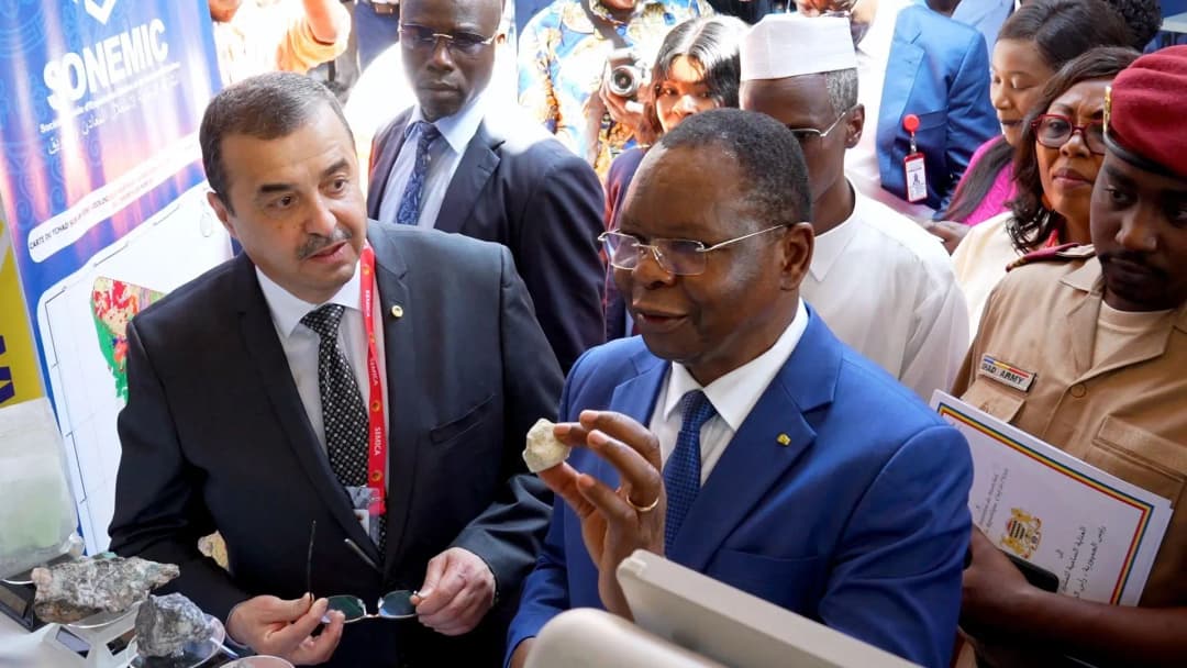 阿尔及利亚馆在“2026年乍得国际矿业