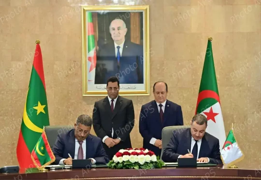第20届阿尔及利亚—毛里塔尼亚大联合委员会合作会议：签署涵盖关键领域的多项双边协议