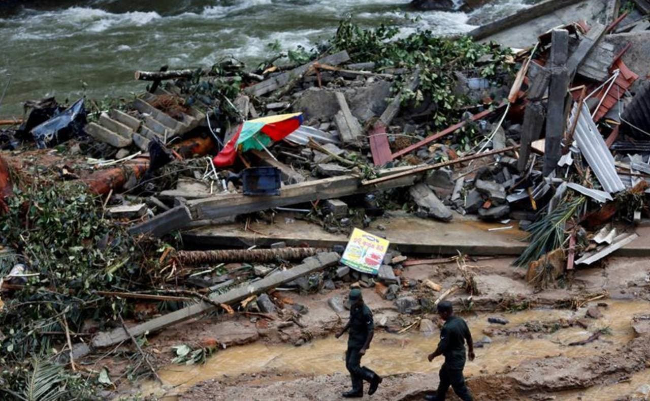 斯里兰卡：台风“迪特瓦”死亡人数升至超过640人